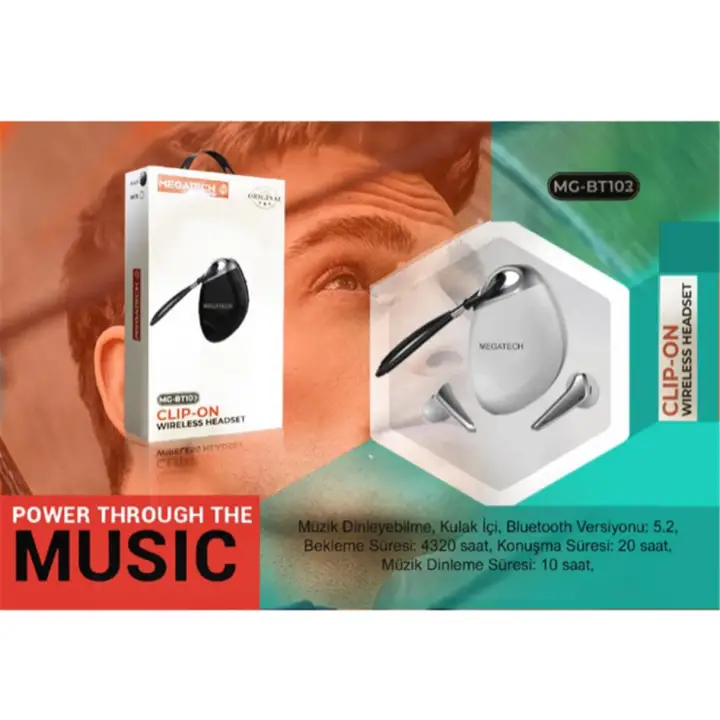 Megatech Mg-Bt101 true Bluetooth Earphone Kablosuz Kulaklık