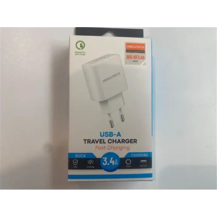 Megatech Mg-KF3.4A 3.4A Ev Şarj Kafa Hızlı Şarj