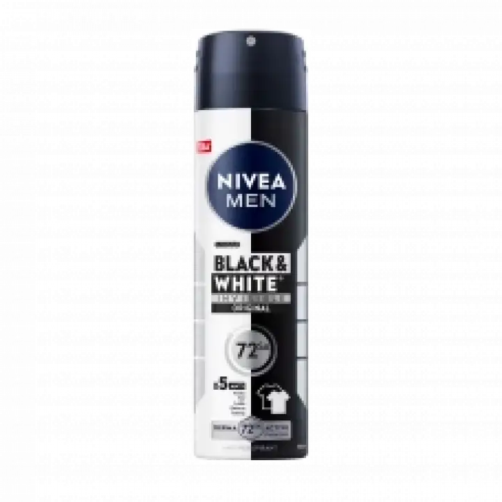 Men Sprey Deodorant Black White Invisible Original 150 ml