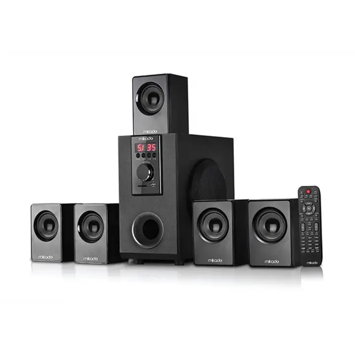 Mikado MD-505 5+1 Usb+SD+FM Destekli Bluetooth Speaker Kumandalı