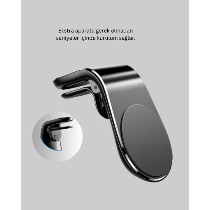Mini Manyetikli Araç Telefon Tutucu