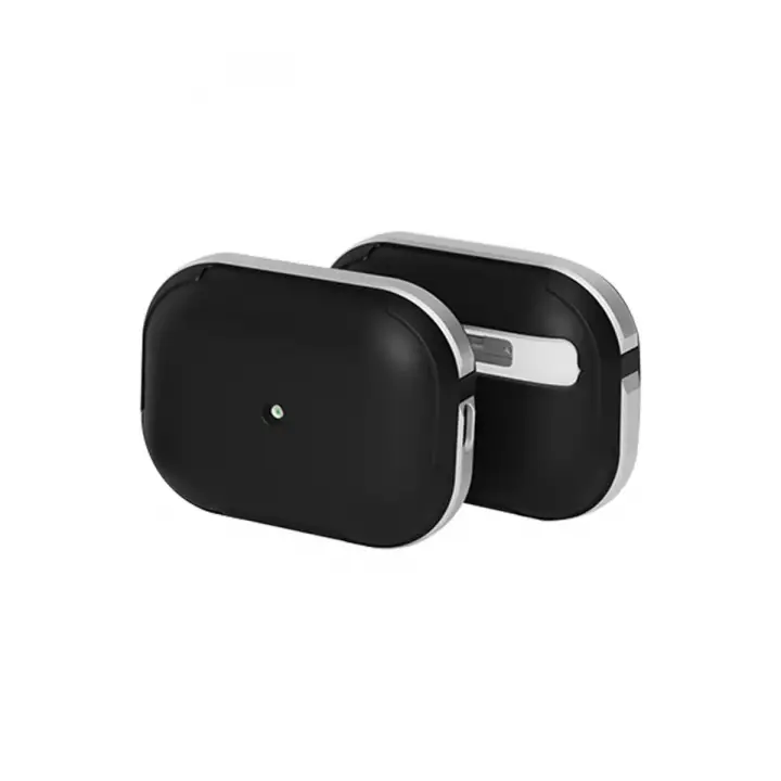 Movenchy Airpods Pro 2 (2.nesil) MO-A8 Armor Kılıf - Gümüş