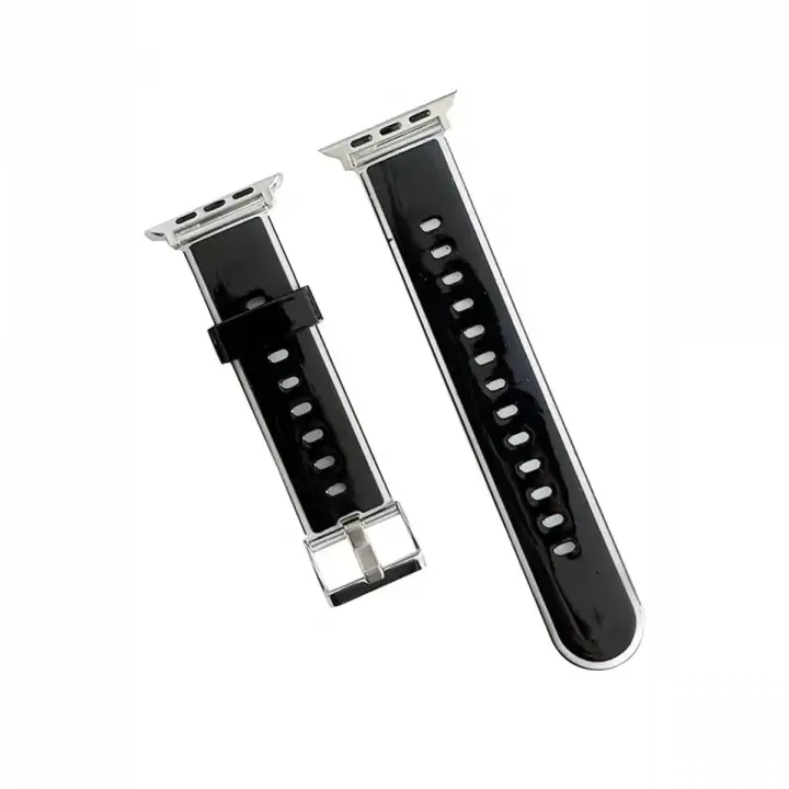 Movenchy Apple Watch 38mm Jelly Silikon Kordon - Siyah