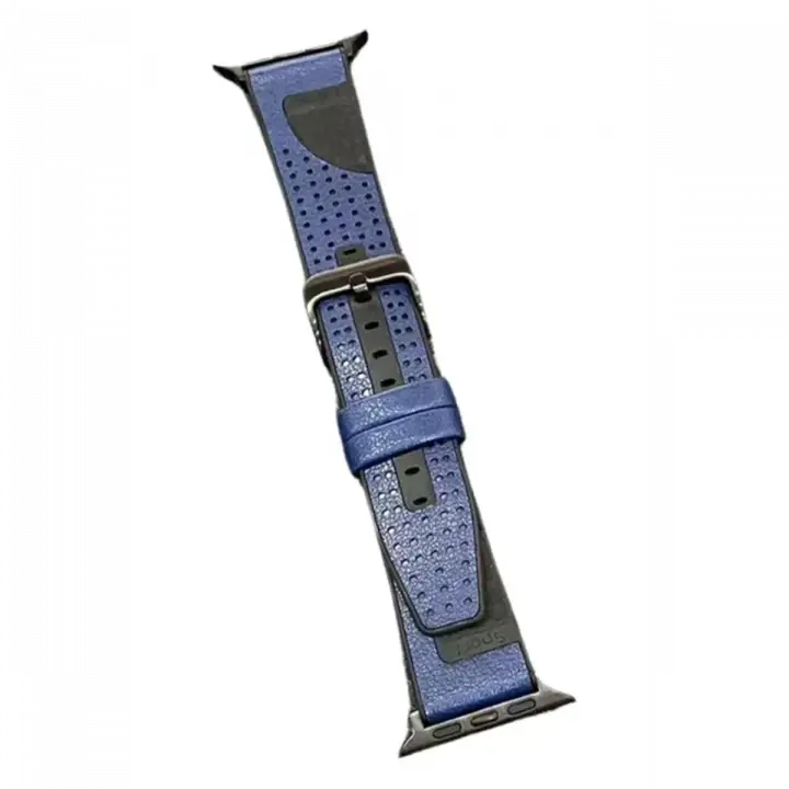 Movenchy Watch 45mm Buff Deri Kordon - Lacivert