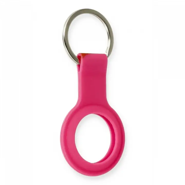 Newface Airtag Silikon Kılıf - Pembe