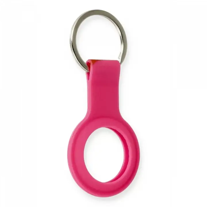 Newface Airtag Silikon Kılıf - Pembe