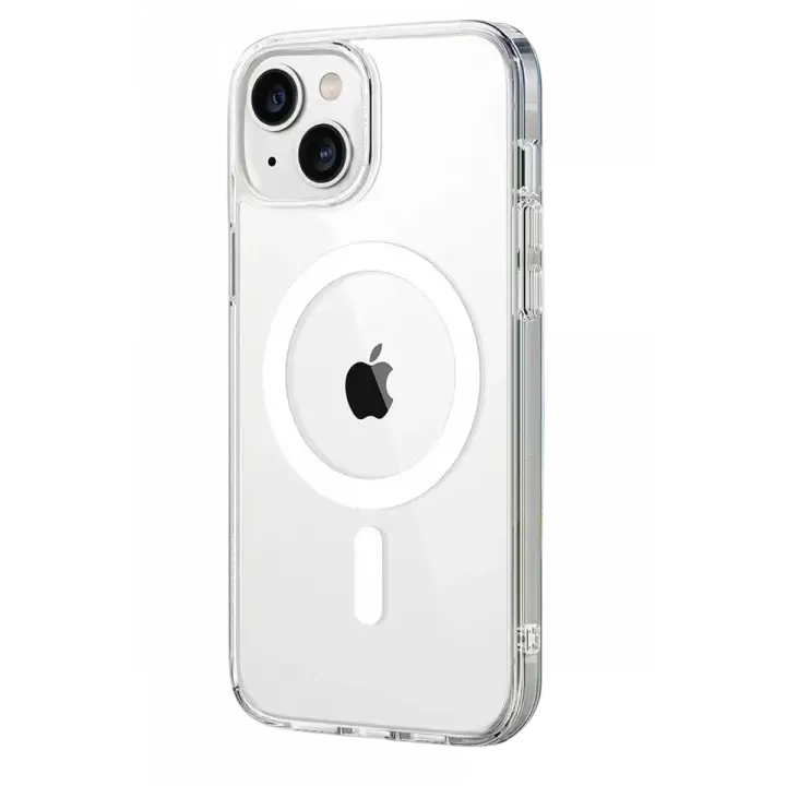 Newface Apple iPhone 14 Combo Sert Şeffaf Magsafe Kapak - Şeffaf