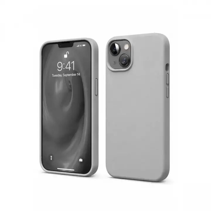 Newface Apple iPhone 14 Kılıf First Silikon - Gri