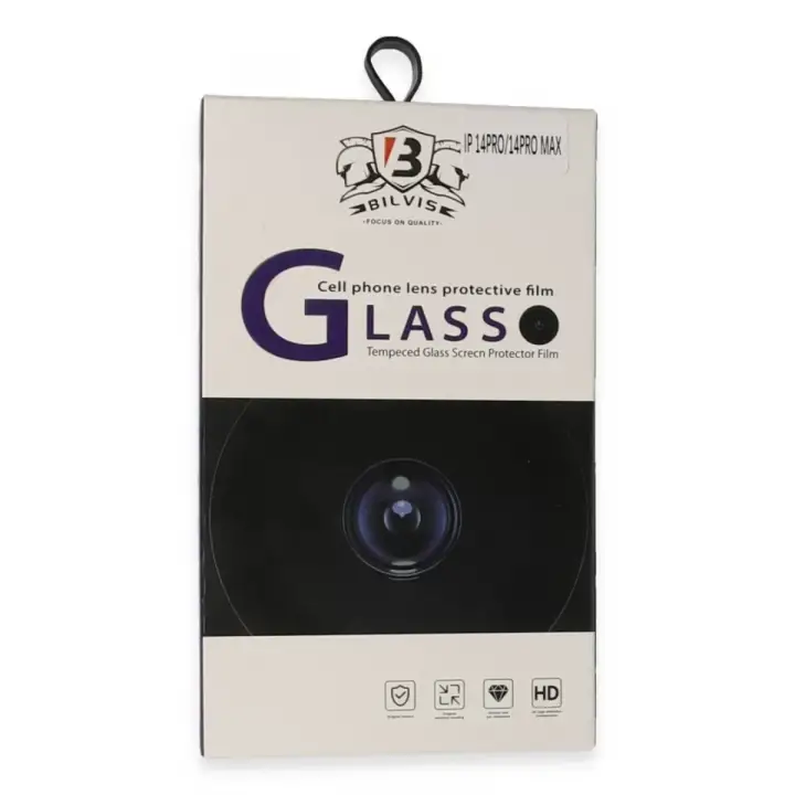 Newface Apple iPhone 14 Pro Max Bilvis Titan Kamera Lens - Siyah