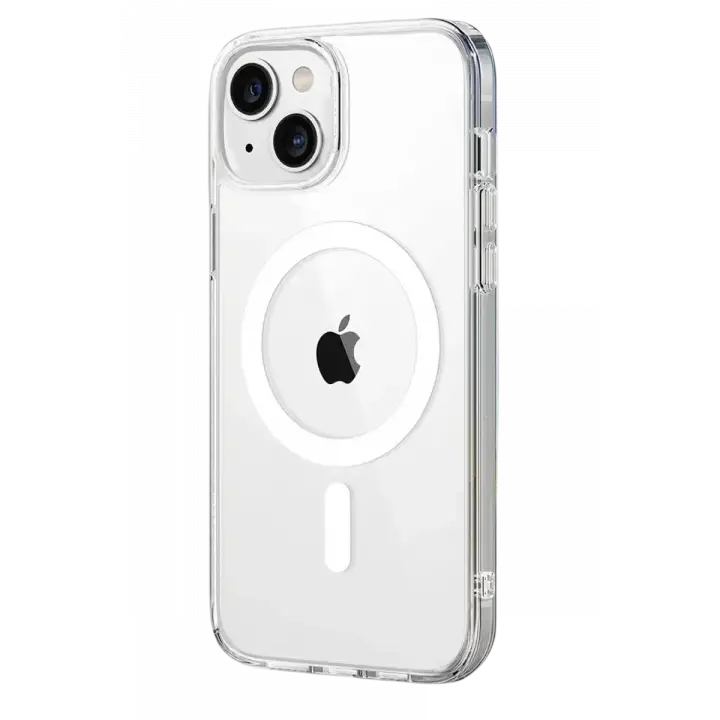 Newface Apple iPhone 15 Combo Sert Şeffaf Magsafe Kapak - Şeffaf