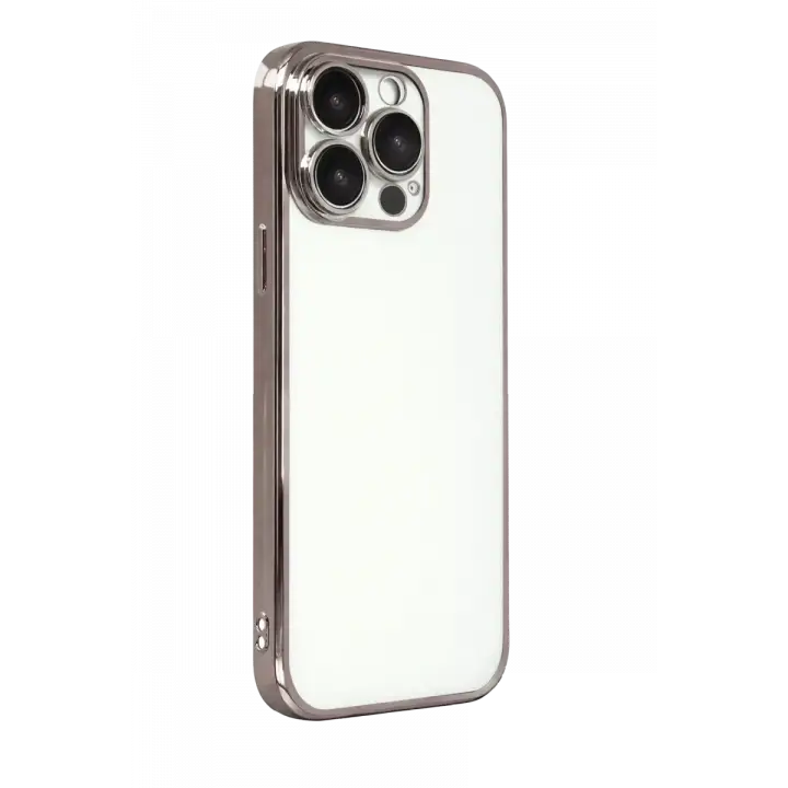 Newface Apple iPhone 15 Pro Max Razer Lensli Silikon - Titan Gri