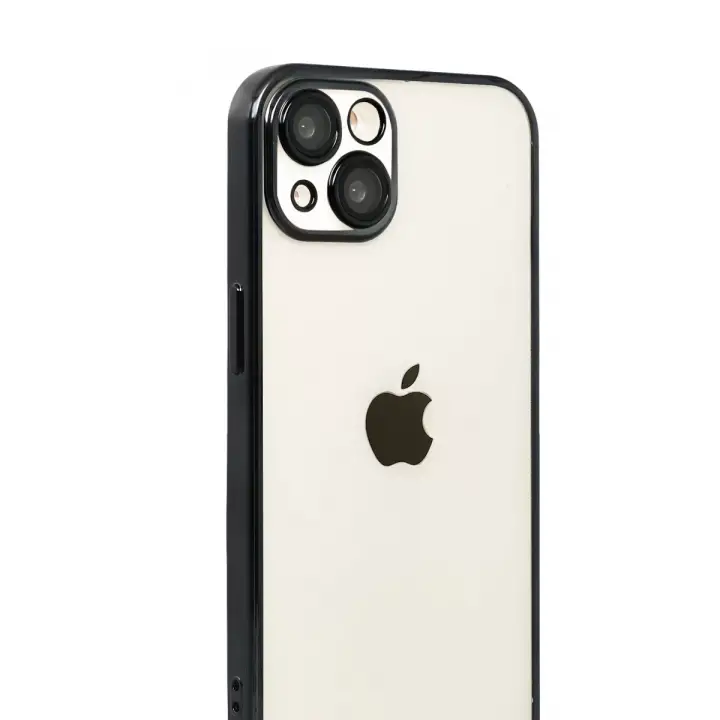 Newface Apple iPhone 15 Razer Lensli Silikon - Siyah
