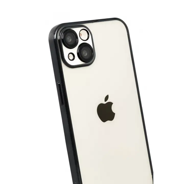 Newface Apple iPhone 15 Razer Lensli Silikon - Siyah