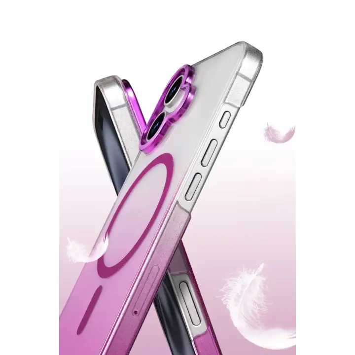 Newface Apple iPhone 16 Glossy Magsafe Kapak - Siyah