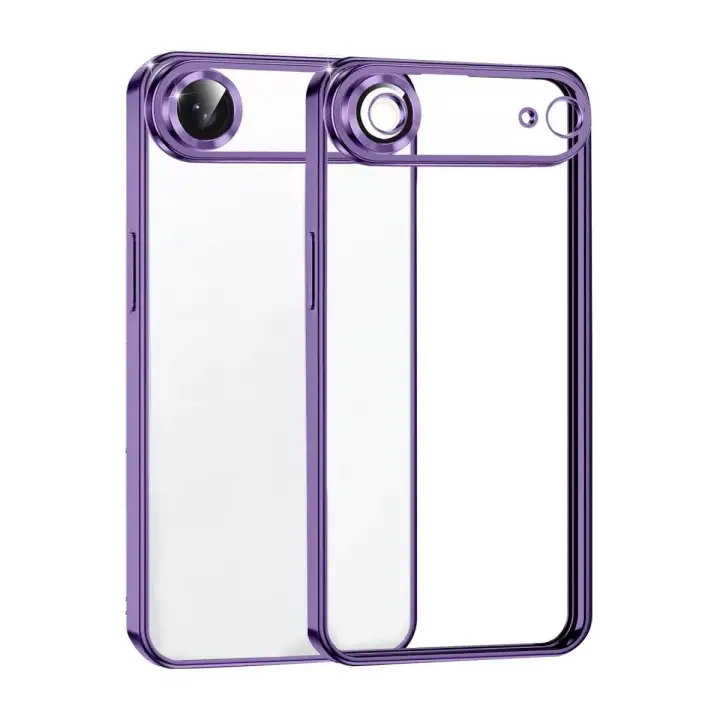 Newface Apple iPhone 17 Air Razer Lensli Silikon - Mor