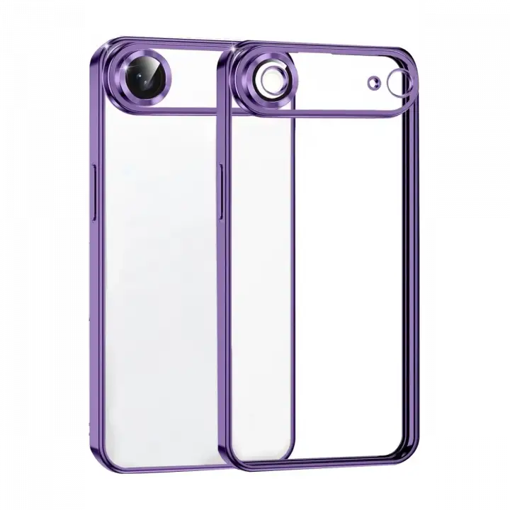 Newface Apple iPhone 17 Air Razer Lensli Silikon - Mor