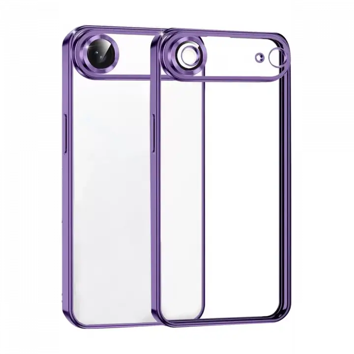 Newface Apple iPhone 17 Air Razer Lensli Silikon - Mor