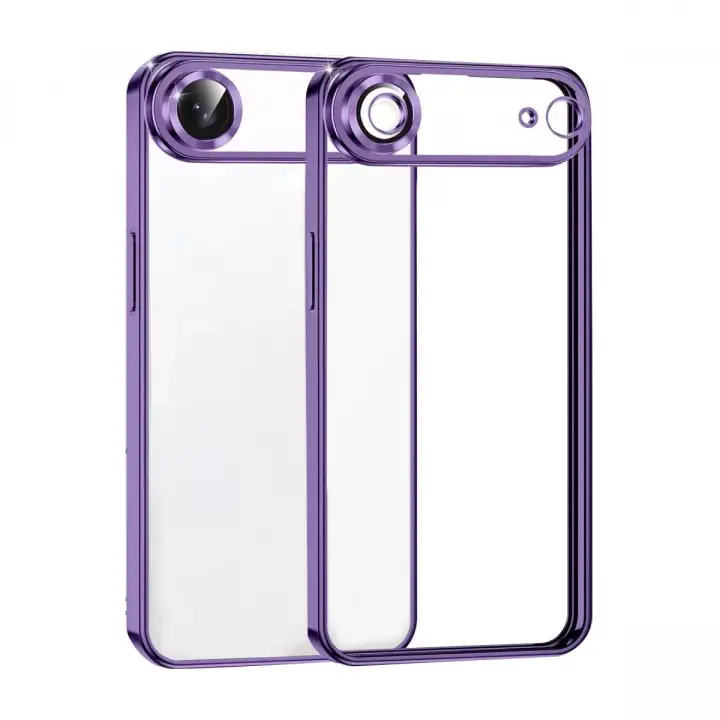 Newface Apple iPhone 17 Air Razer Lensli Silikon - Mor