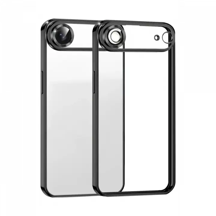 Newface Apple iPhone 17 Air Razer Lensli Silikon - Siyah