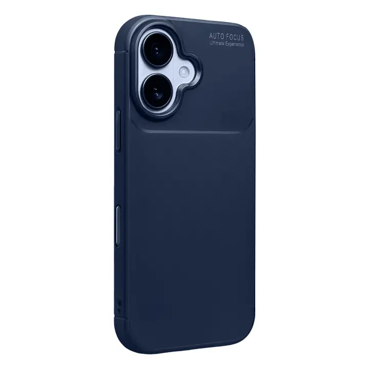 Newface Apple iPhone 17 Auto Focus Karbon Kapak - Lacivert