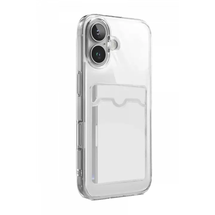 Newface Apple iPhone 17 Kart Şeffaf Silikon - Şeffaf