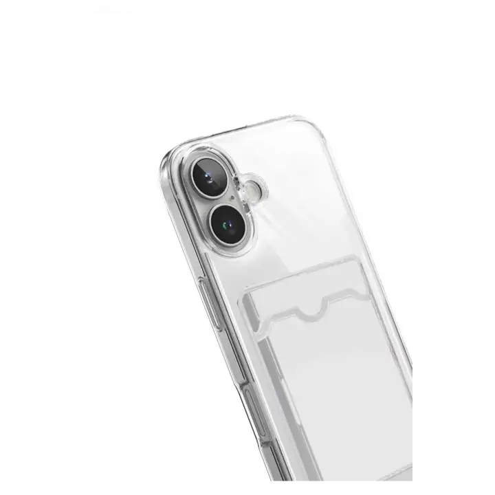 Newface Apple iPhone 17 Kart Şeffaf Silikon - Şeffaf