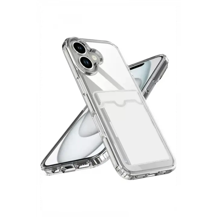 Newface Apple iPhone 17 Kart Şeffaf Silikon - Şeffaf