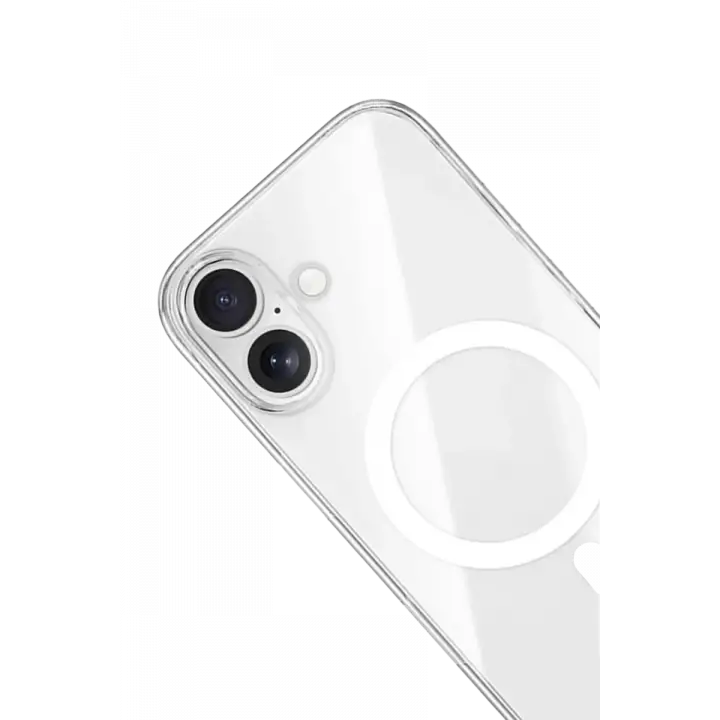 Newface Apple iPhone 17 Kılıf Pc Real Magsafe Kapak - Şeffaf