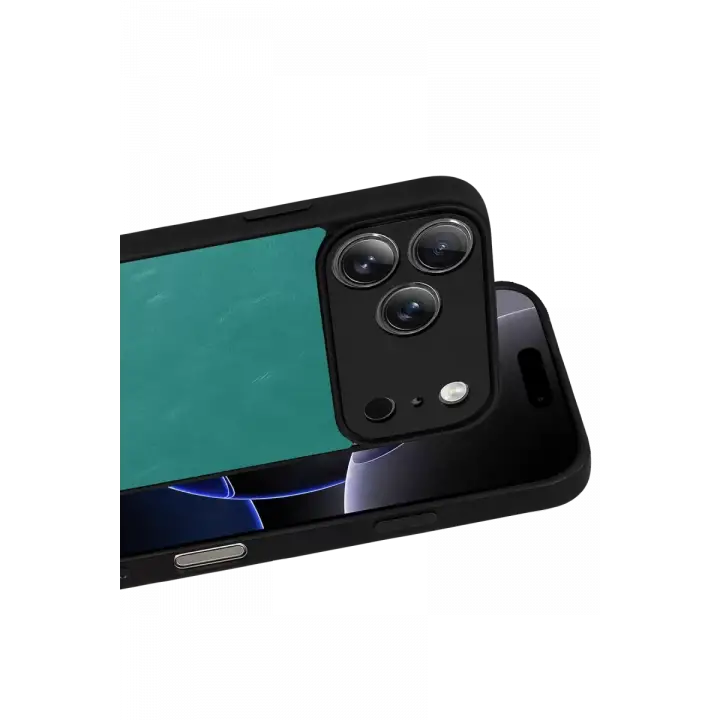 Newface Apple iPhone 17 Pro Aras Deri Kapak - Açık Yeşil