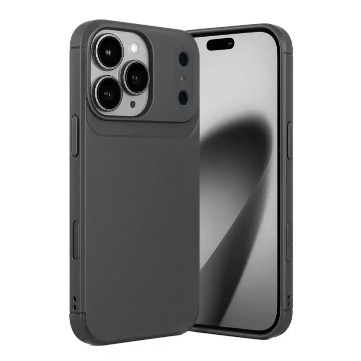 Newface Apple iPhone 17 Pro Max Auto Focus Karbon Kapak - Gri