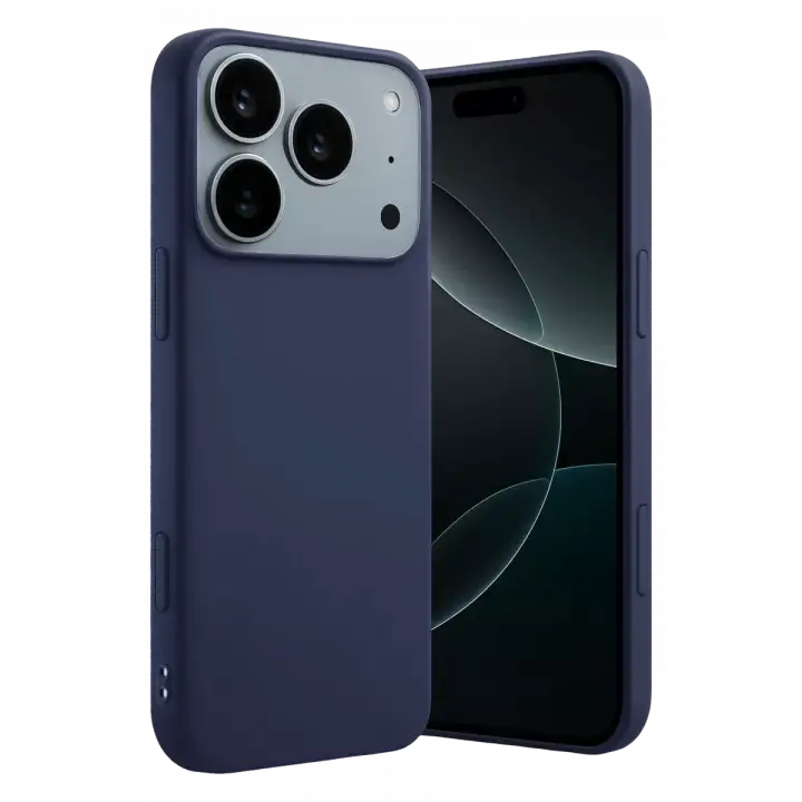 Newface Apple iPhone 17 Pro Max First Silikon - Lacivert