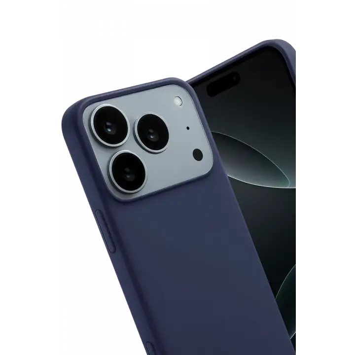 Newface Apple iPhone 17 Pro Max First Silikon - Lacivert