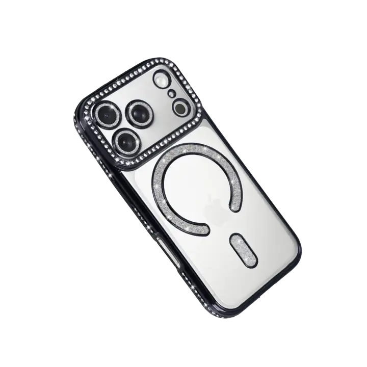 Newface Apple iPhone 17 Pro Max Joke Simli Magneticsafe Kılıf - Siyah