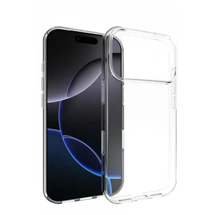 Newface Apple iPhone 17 Pro Max Lüx Şeffaf Silikon - Şeffaf
