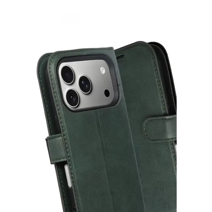 Newface Apple iPhone 17 Pro Trend S Plus Kapaklı Kılıf - Yeşil