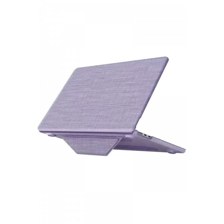 Newface Apple Macbook Pro 16 2021 Macbook Kumaş Kapak - Mor