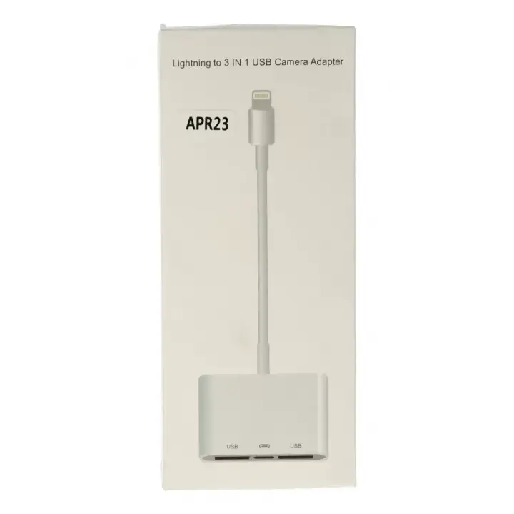 Newface APR23 Iphone Otg 3in1 - Beyaz