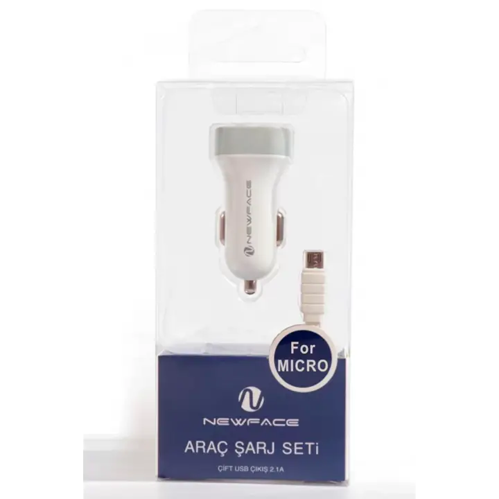 Newface C17 Micro USB 2.1A Araç Şarjı