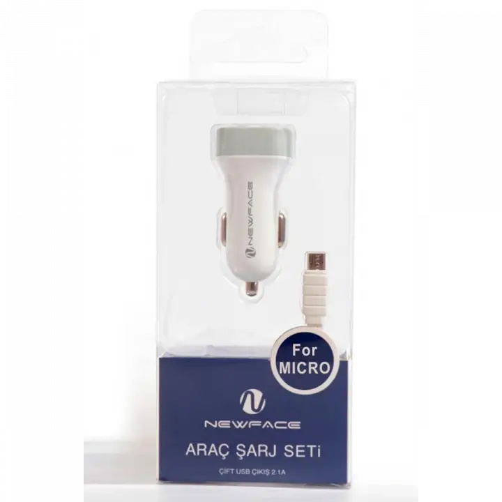 Newface C17 Micro USB 2.1A Araç Şarjı