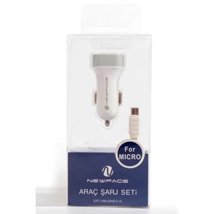 Newface C17 Micro USB 2.1A Araç Şarjı