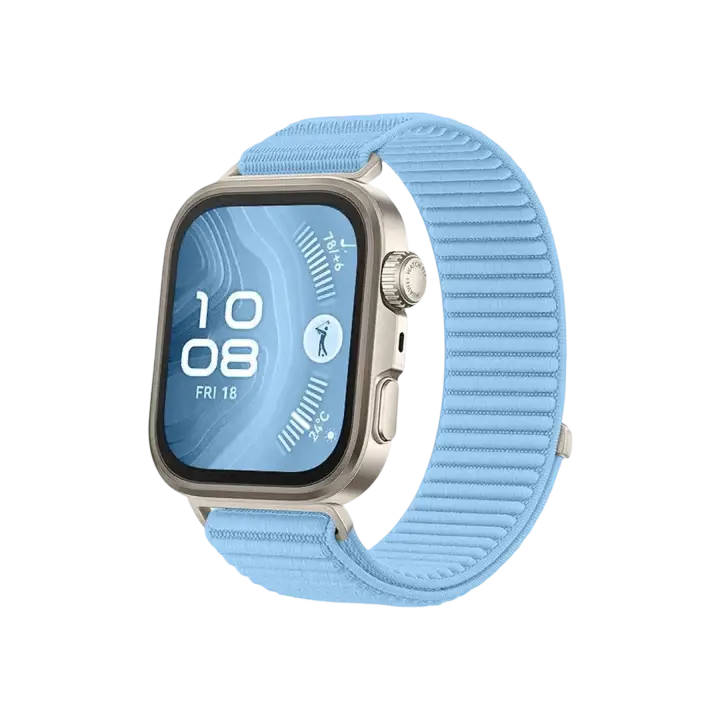 Newface Huawei Fit 4 Braid Kordon - Açık Mavi