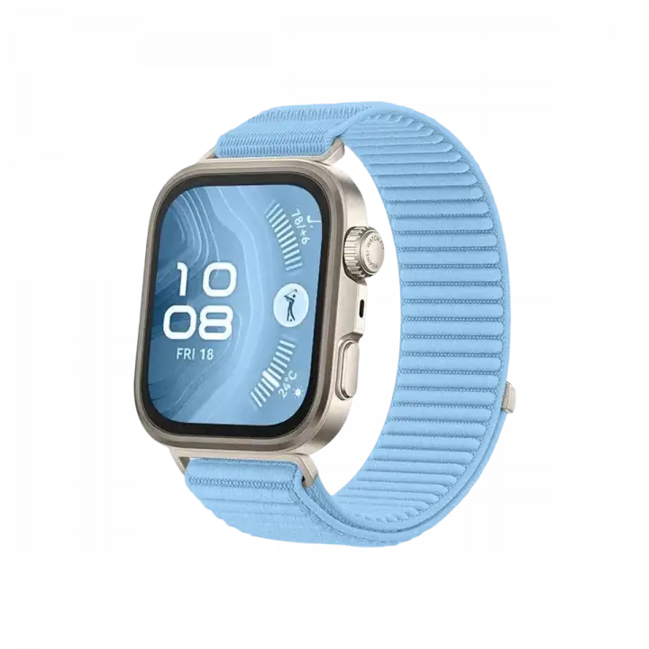 Newface Huawei Fit 4 Braid Kordon - Açık Mavi