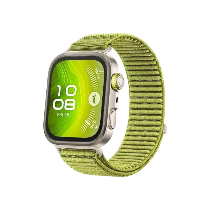 Newface Huawei Fit 4 Braid Kordon - Açık Yeşil