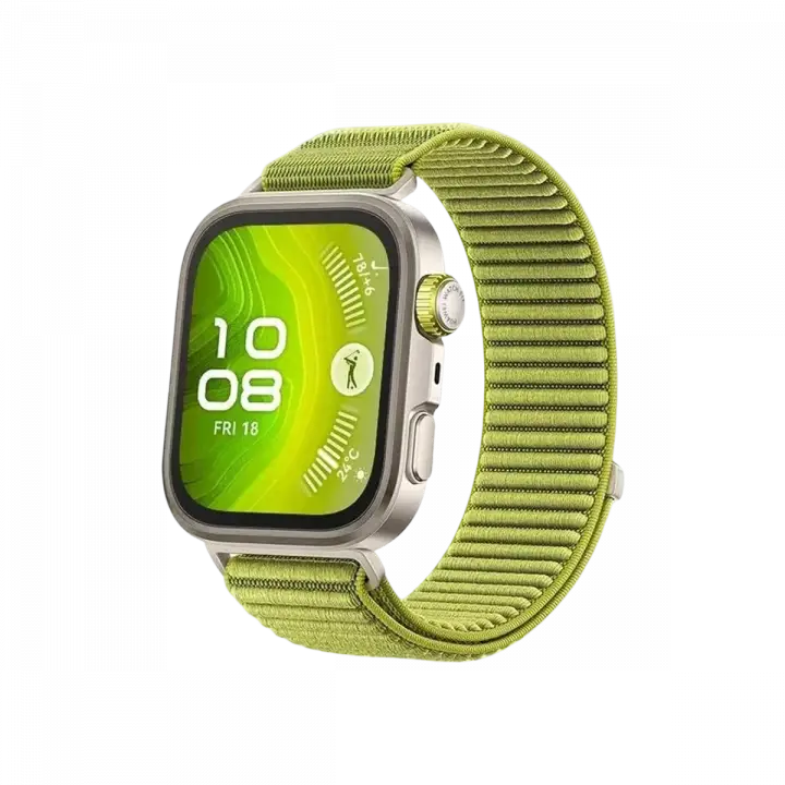 Newface Huawei Fit 4 Braid Kordon - Açık Yeşil