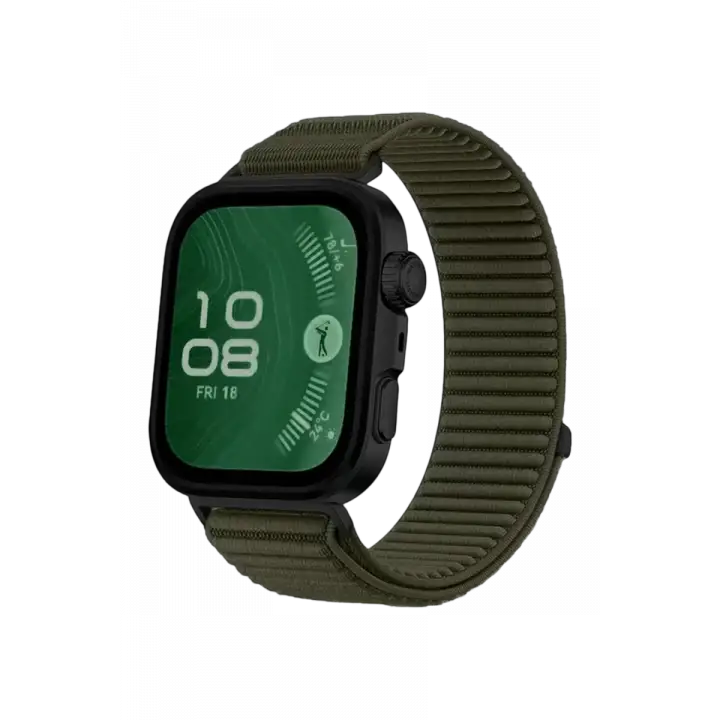 Newface Huawei Fit 4 Braid Kordon - Koyu Yeşil