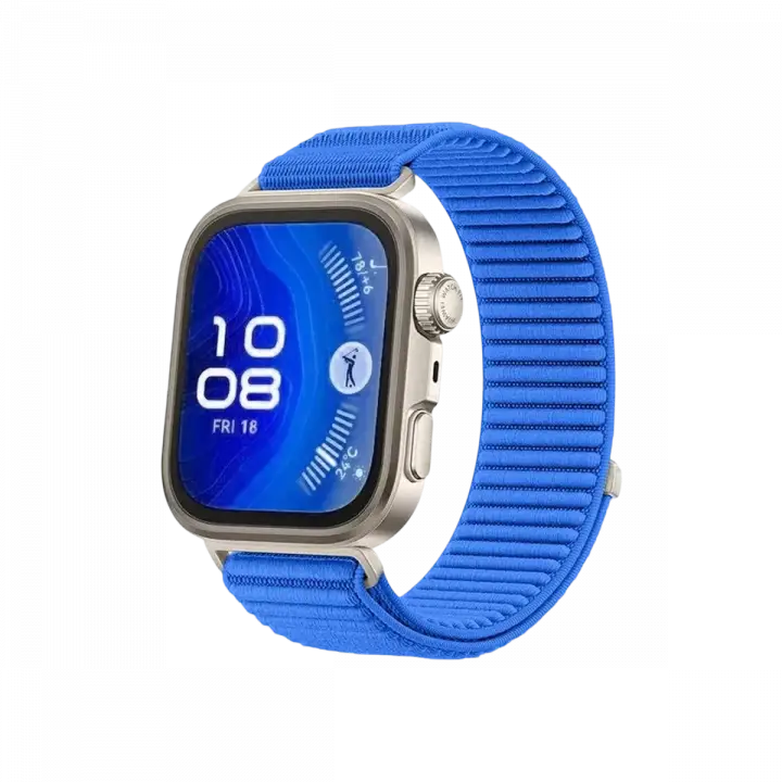 Newface Huawei Fit 4 Braid Kordon - Mavi