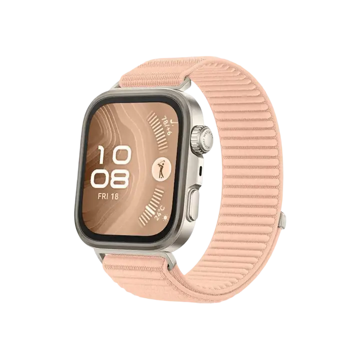 Newface Huawei Fit 4 Braid Kordon - Pudra