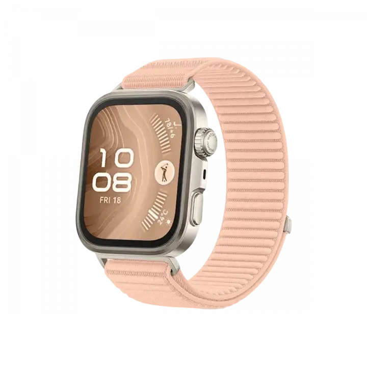 Newface Huawei Fit 4 Braid Kordon - Pudra