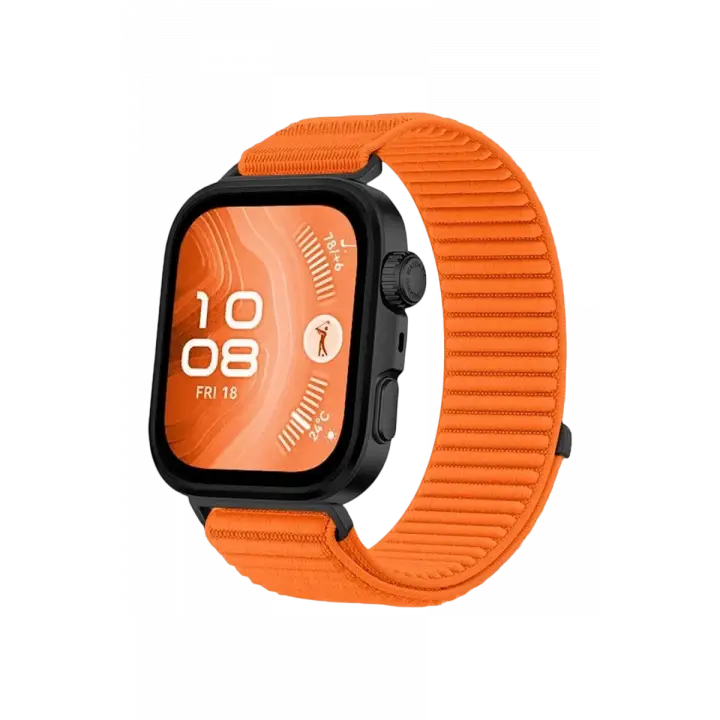 Newface Huawei Fit 4 Braid Kordon - Turuncu