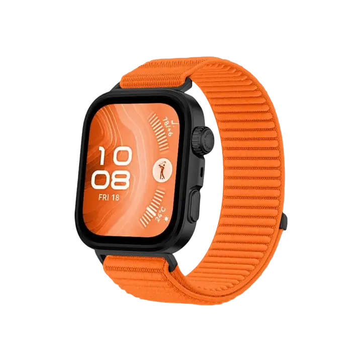 Newface Huawei Fit 4 Braid Kordon - Turuncu